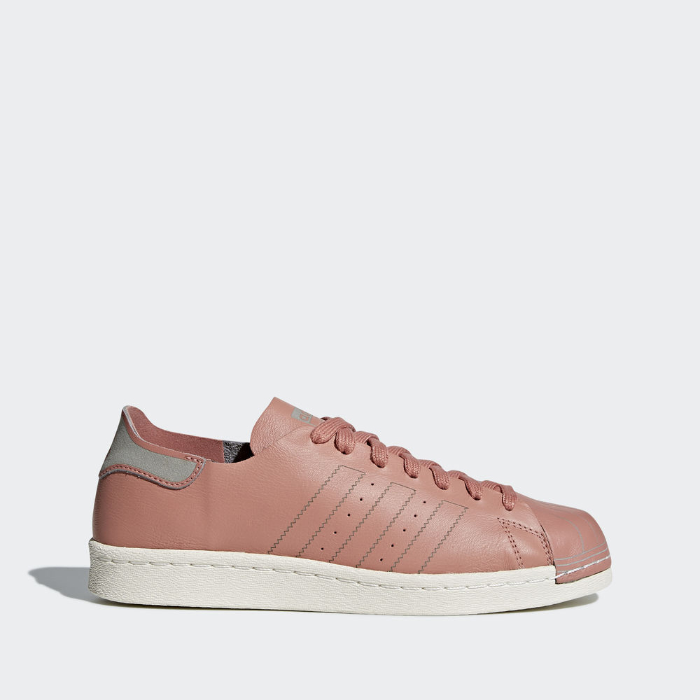 Adidas Superstar 80s Decon - Originals γυναικεια - Γκρι Ροζ/Γκρι Ροζ/Ασπρα,Μέγεθος: EU 36 – 54 2/3 (